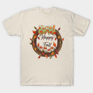 Happy Fall Wreath T-Shirt